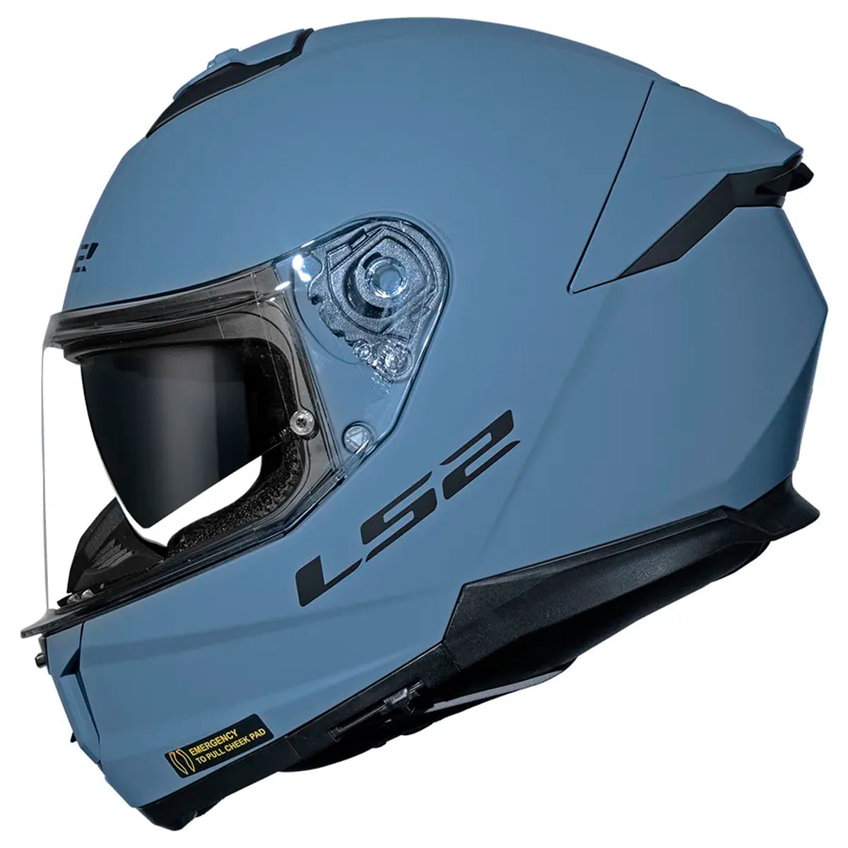 Capacete Original LS2 FF808 Monocolor Stream 2 Misty Azul